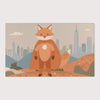 Fox Rug for Nursery and Kids Rooms - Foxy Hero