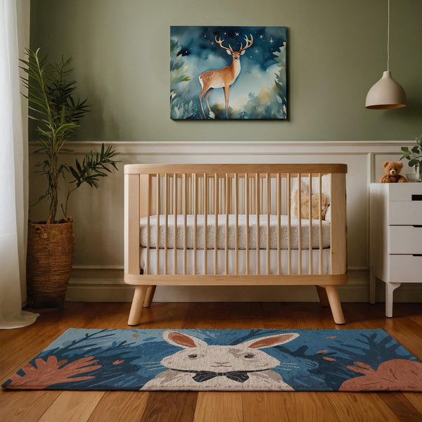 Deer Wall Decor for Nursery and Kids Rooms - Midnight Magic Deer