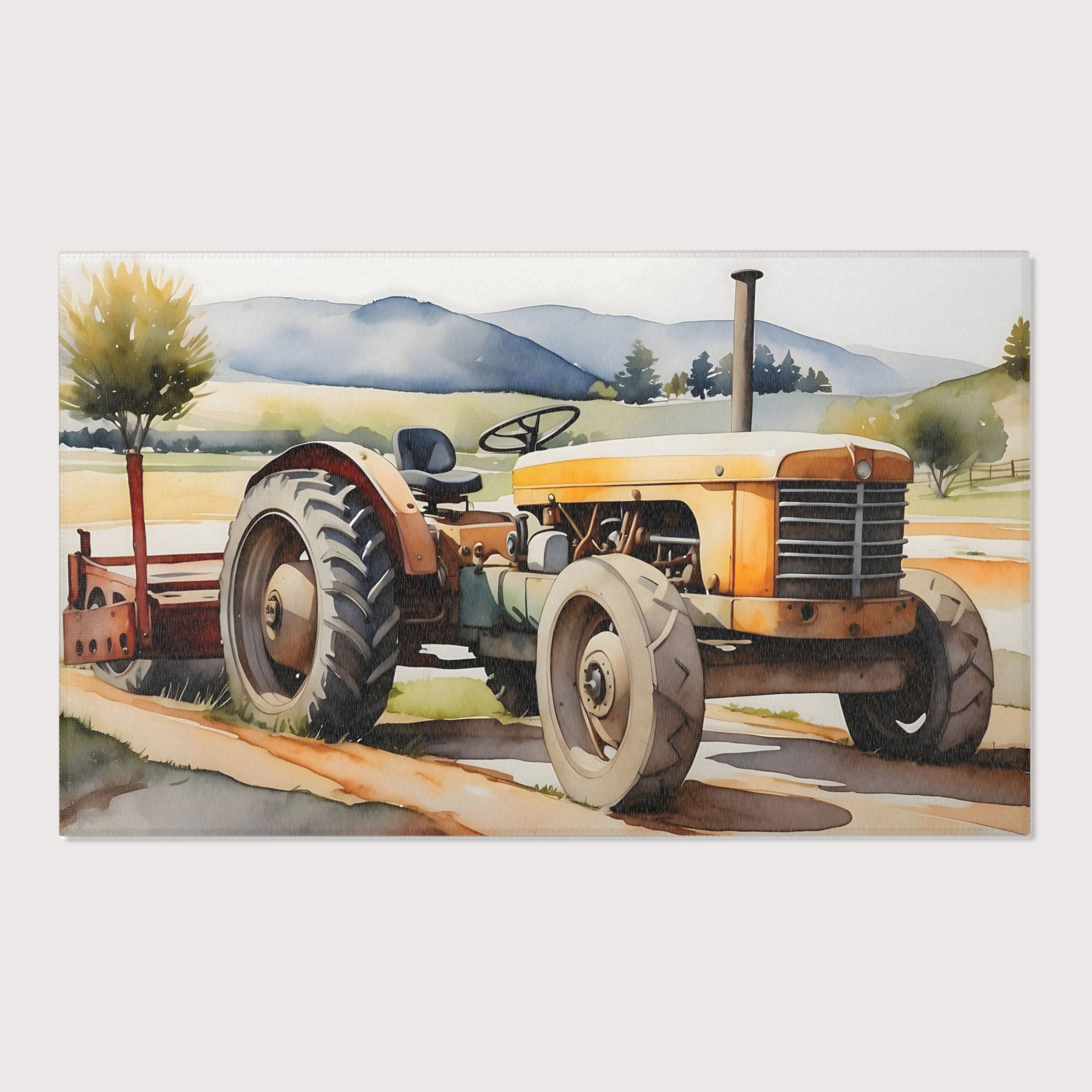 Construction Area Rug for Kids and Nursery Rooms - Harvest Hustler