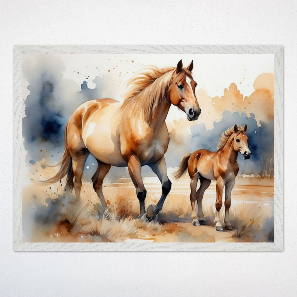 Horse Wall Art for Kids and Nursery Rooms - Mane Magic