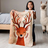 Deer personalized blanket for newborn and kids - Deerly Beloved