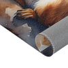 Squirrel Rug for Kids and Nursery Rooms - Acorn Adventures