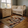 Squirrel Rug for Kids and Nursery Rooms - Acorn Adventures