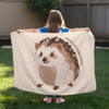 Hedgehog personalized blanket for newborn and kids - Pint-Sized Prowler