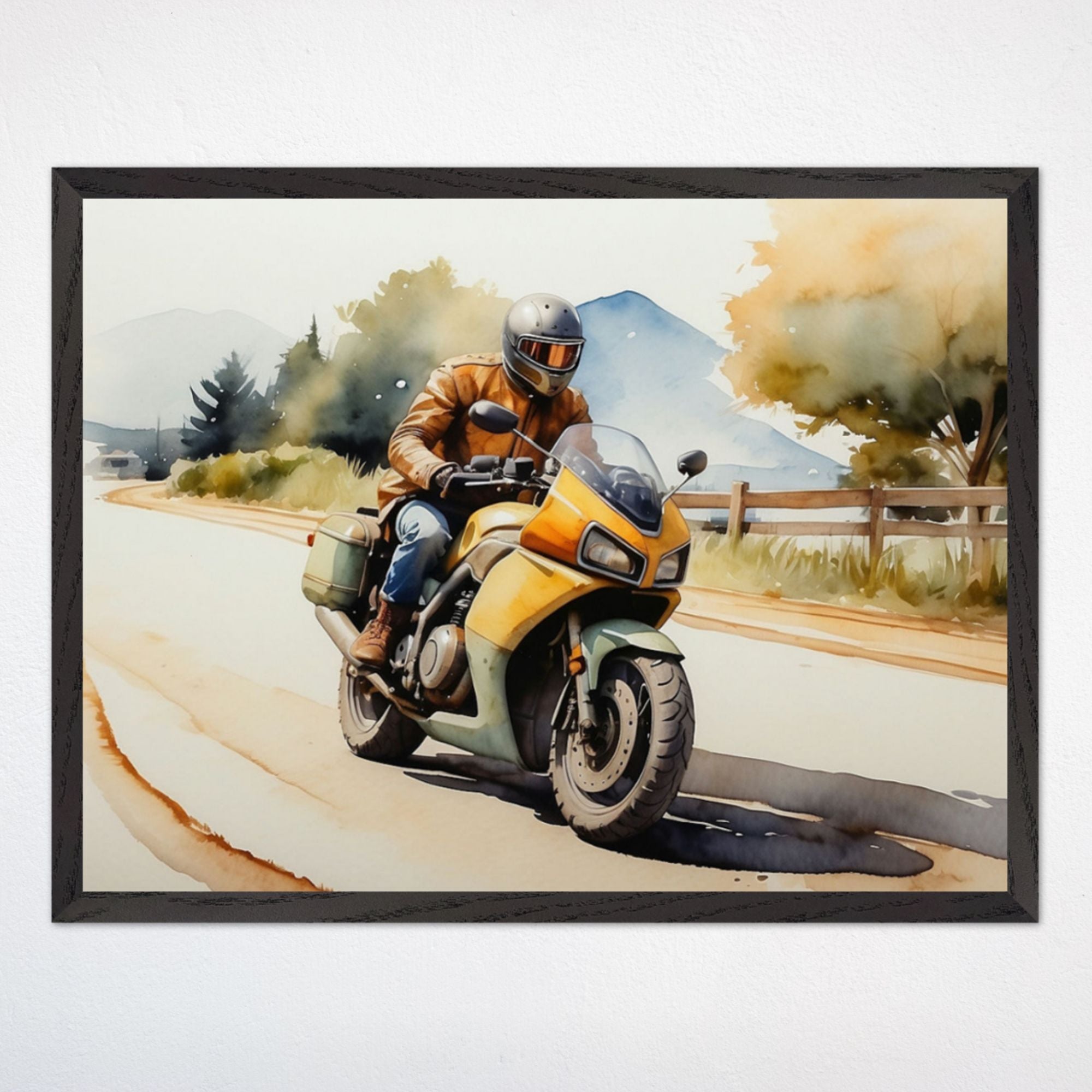 Motorcycle Wall Decor for Nursery and Kids Rooms - Speed Seeker