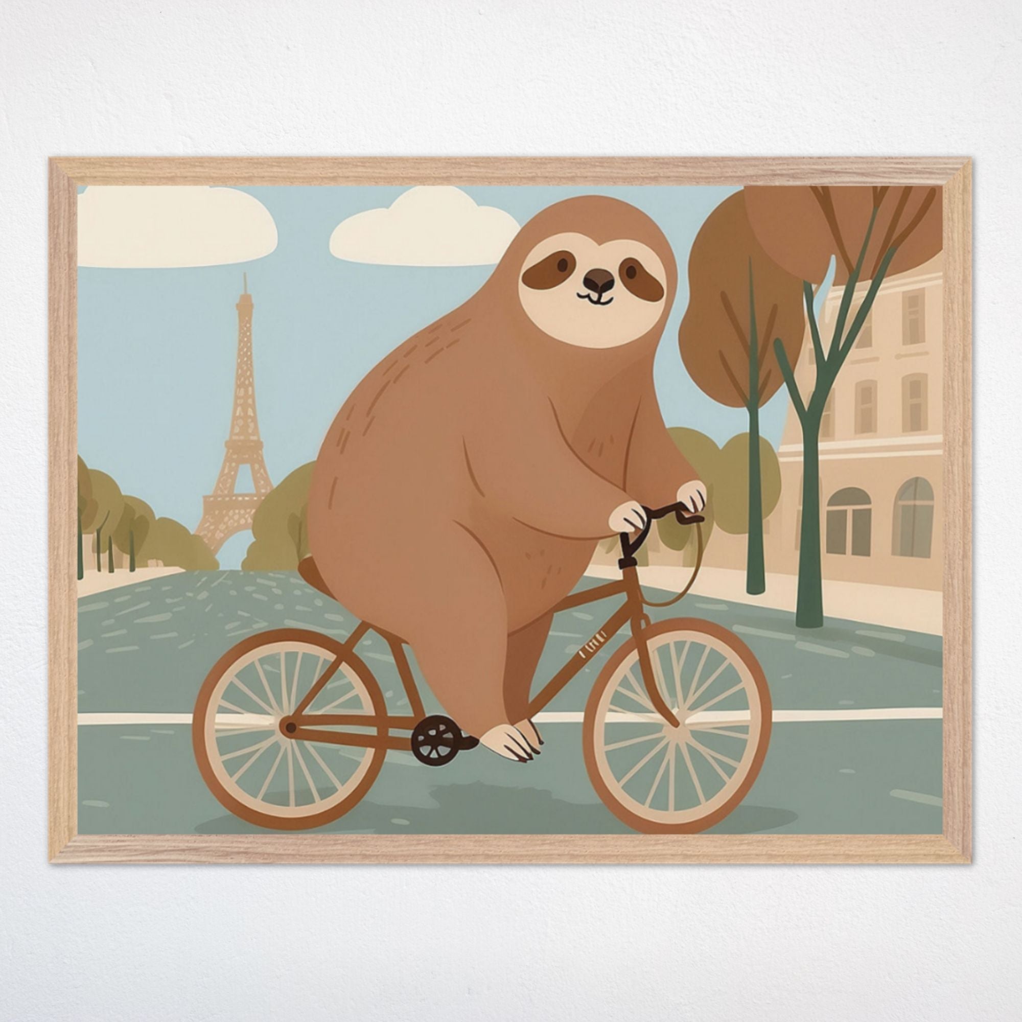 Sloth Wall Decor for Kids and Nursery Rooms - Chill Wheels