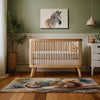 Squirrel Area Rug for Nursery and Kids Rooms - Squirrel Chatter