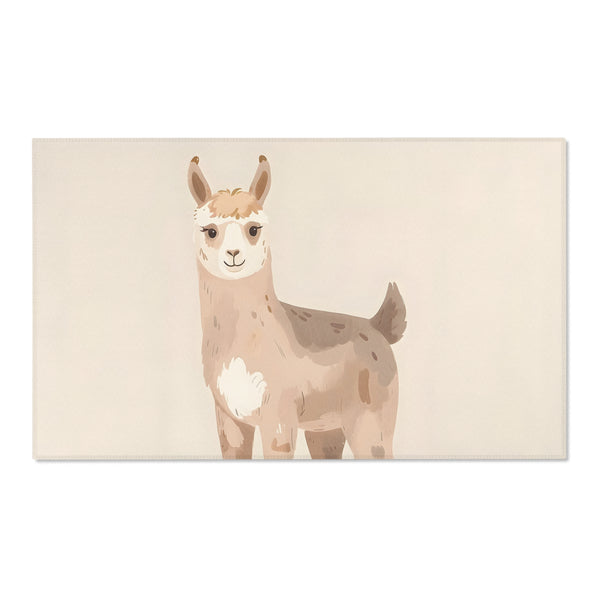 Kids and Nursery Llama Area Rug - Wooly Wonder