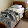 Raccoon personalized blankets for kids and babies - Cuddle Coon