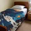 Space personalized blankets for kids and babies - Cosmic Stroll