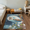 Owl Rug for Kids and Nursery Rooms - Whimsical Nightguard