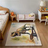 Dinosaur Rug for Nursery and Kids Rooms - Skate-O-Saurus