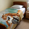 Motorcycle personalized blankets for kids and babies - Motorcat Madness