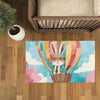 Bunny Area Rug for Nursery and Kids Rooms - Upward Bound Bunny