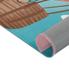 Bunny Area Rug for Nursery and Kids Rooms - Upward Bound Bunny