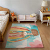 Bunny Area Rug for Nursery and Kids Rooms - Upward Bound Bunny