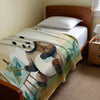 Panda personalized blankets for kids and babies - Panda Picasso