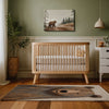 Bear Area Rug for Kids and Nursery Rooms - Bear-y Happy