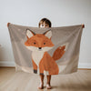 Fox personalized name blankets - Foxy Fluff