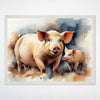 Pig Wall Art for Playroom and Kids Rooms - Squeal Squad