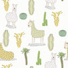 Traditional or Peel and Stick Llama Wallpaper - Llamascape Haven