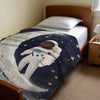 Astronaut personalized blanket for newborn and kids - Space Scout