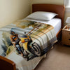 Motorcycle personalized children's blankets - Speed Seeker