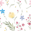 Flower Themed Nursery Wallpaper and Kids Room Wallpaper - Beaming Floras