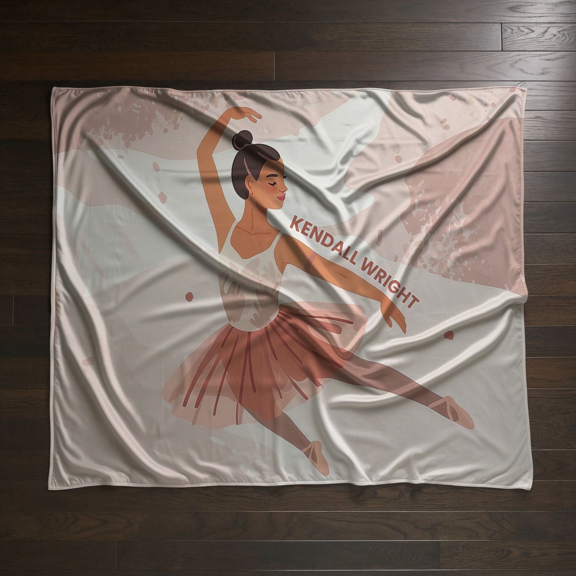 Ballerina personalized blanket for newborn and kids - Tutu Magic