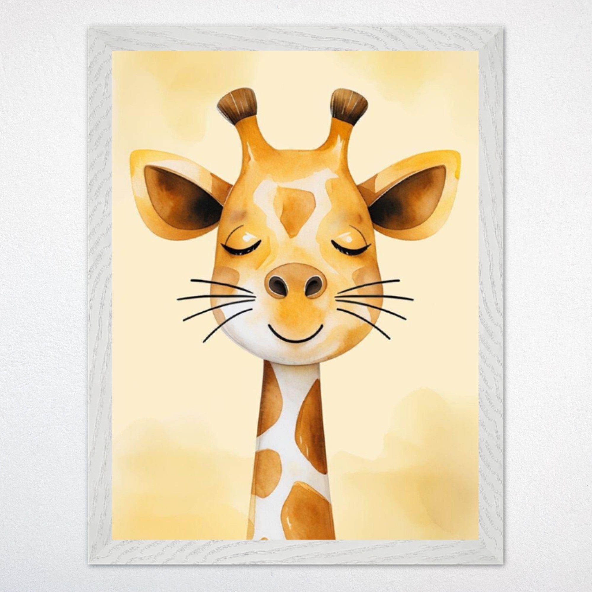 Giraffe Wall Art for Kids and BabyRooms - Giraffe Grins