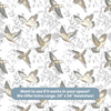 Bird Theme Nursery Wallpaper - Nesting Sparrows