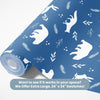 Animal Themed Nursery Wallpaper and Kids Room Wallpaper - Winter Wildlife Wonders