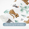 Tiger Themed Nursery Wallpaper and Kids Room Wallpaper - Whiskers and Wings