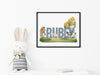 Personalized Farm Animals Wall Art