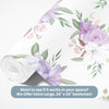 Flower Themed Wallpaper for Nursery and Kids Rooms - Bouquet of Tranquility