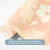 Flower Theme Nursery Wallpaper - Peach Petal Sprinkle