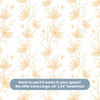 Floral Theme Nursery Wallpaper - Peaches and Blooms