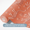 Dinosaur Peel and Stick Wallpaper or Traditional Wallpaper - Cinnamon Skeletons