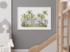 Personalized Safari Animals Wall Art