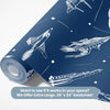 Space Peel and Stick Wallpaper or Traditional Wallpaper - Galactic Blueprints