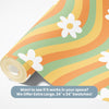 Rainbow Peel and Stick Wallpaper or Traditional Wallpaper - Daisy Waves Charm