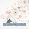 Flower Peel and Stick Wallpaper or Traditional Wallpaper - Ethereal Petal Cascade