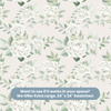 Floral Wallpaper Peel and Stick or Traditional - White Roses