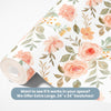 Flower Wallpaper Peel and Stick or Traditional - Rosy Reverie Tapestry