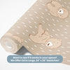 Bear Wallpaper for Nursery and Kids Rooms - Teddy's Raindrop Meadow