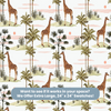 Giraffe Themed Nursery Wallpaper and Kids Room Wallpaper - Giraffe’s Paradise