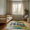 Raccoon Area Rug for Nursery and Kids Rooms - Raccoon Bloom