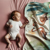 Flamingo personalized blanket for newborn and kids - Flamingo Serenade