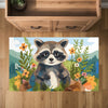 Raccoon Area Rug for Nursery and Kids Rooms - Raccoon Bloom