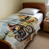 Motorcycle personalized name blankets - Biker Buddy